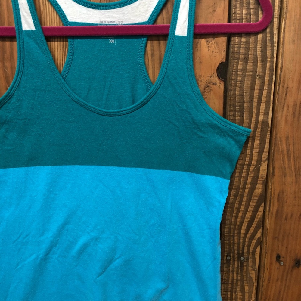 Old navy size extra small blue tank top - Picture 5 of 6